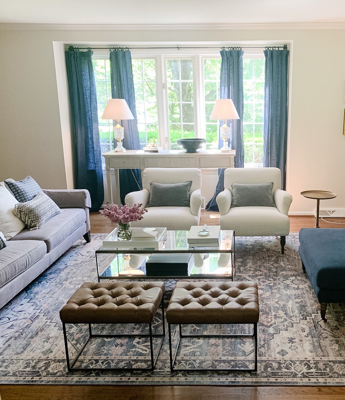 Traditional + Transitional + Parisian | Formal Living Room