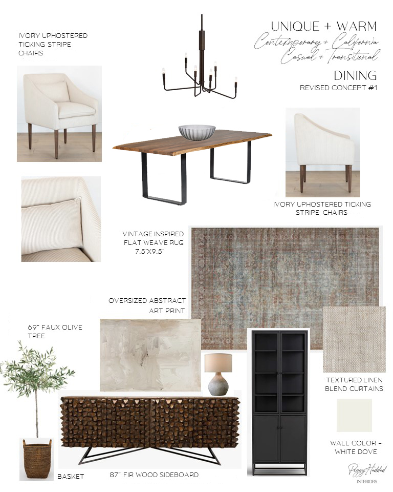 Contemporary + California Casual + Transitional \ Dining Room