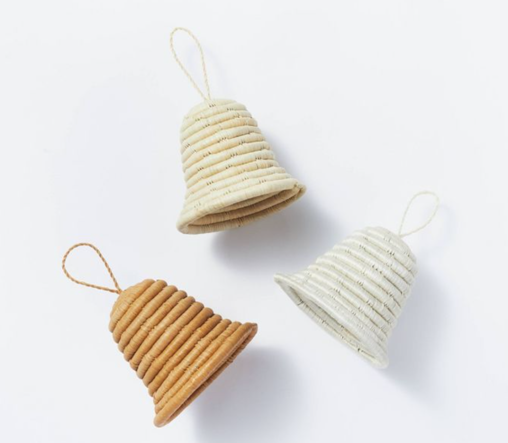 Woven Bell Ornaments
