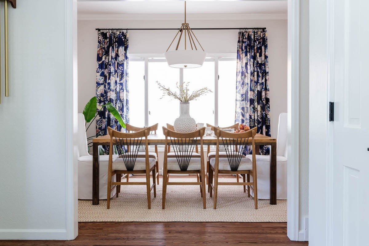 California Casual, Warm White Dining Room, Warm Organic Modern Home by Peggy Haddad Interiors