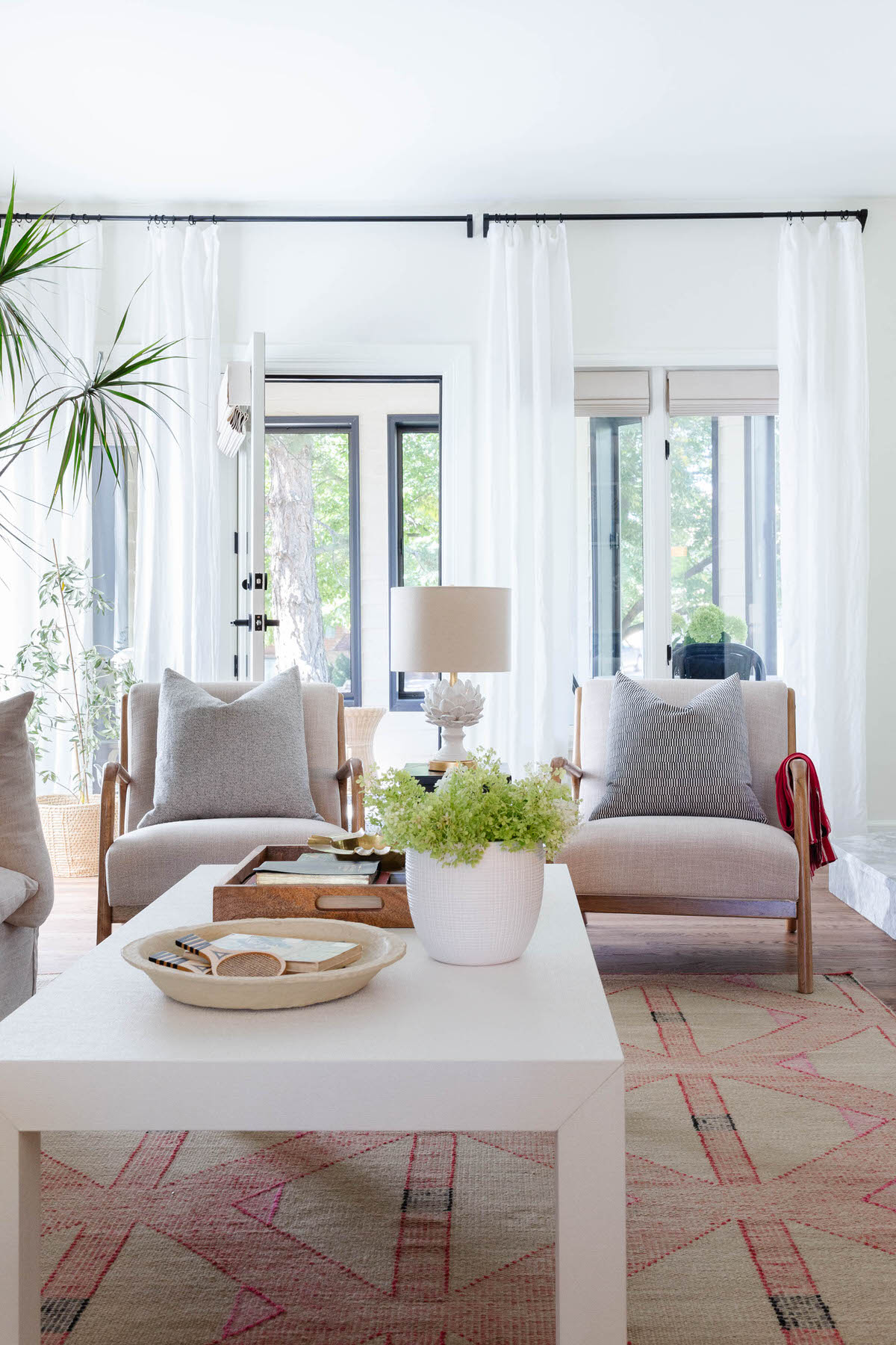 California Casual, Warm White Living Room, Warm Organic Modern Home by Peggy Haddad Interiors