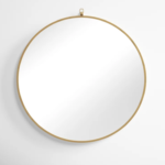 Round Brass Mirror