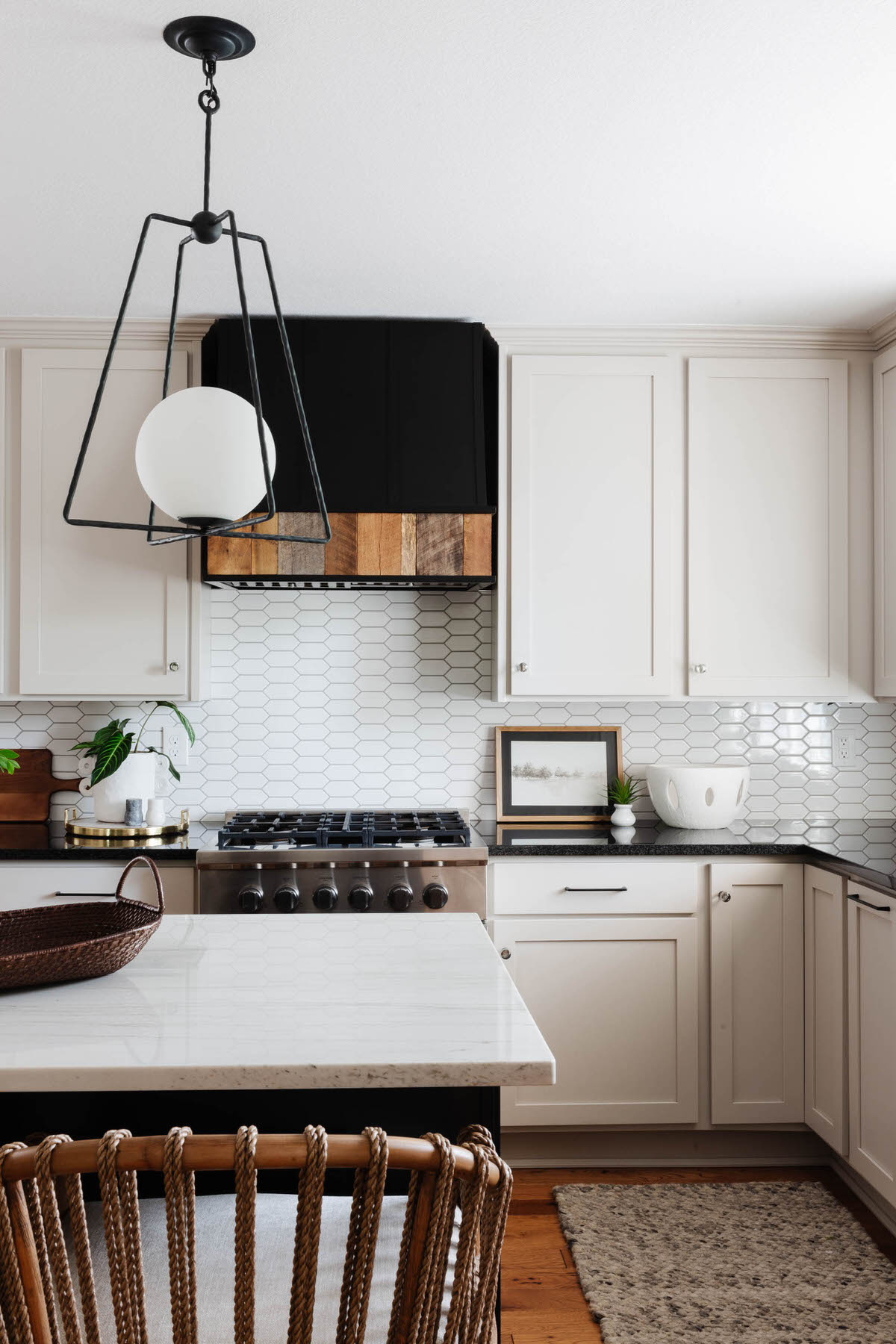 Organic California Casual Warm Contemporary Kitchen by Peggy Haddad Interiors