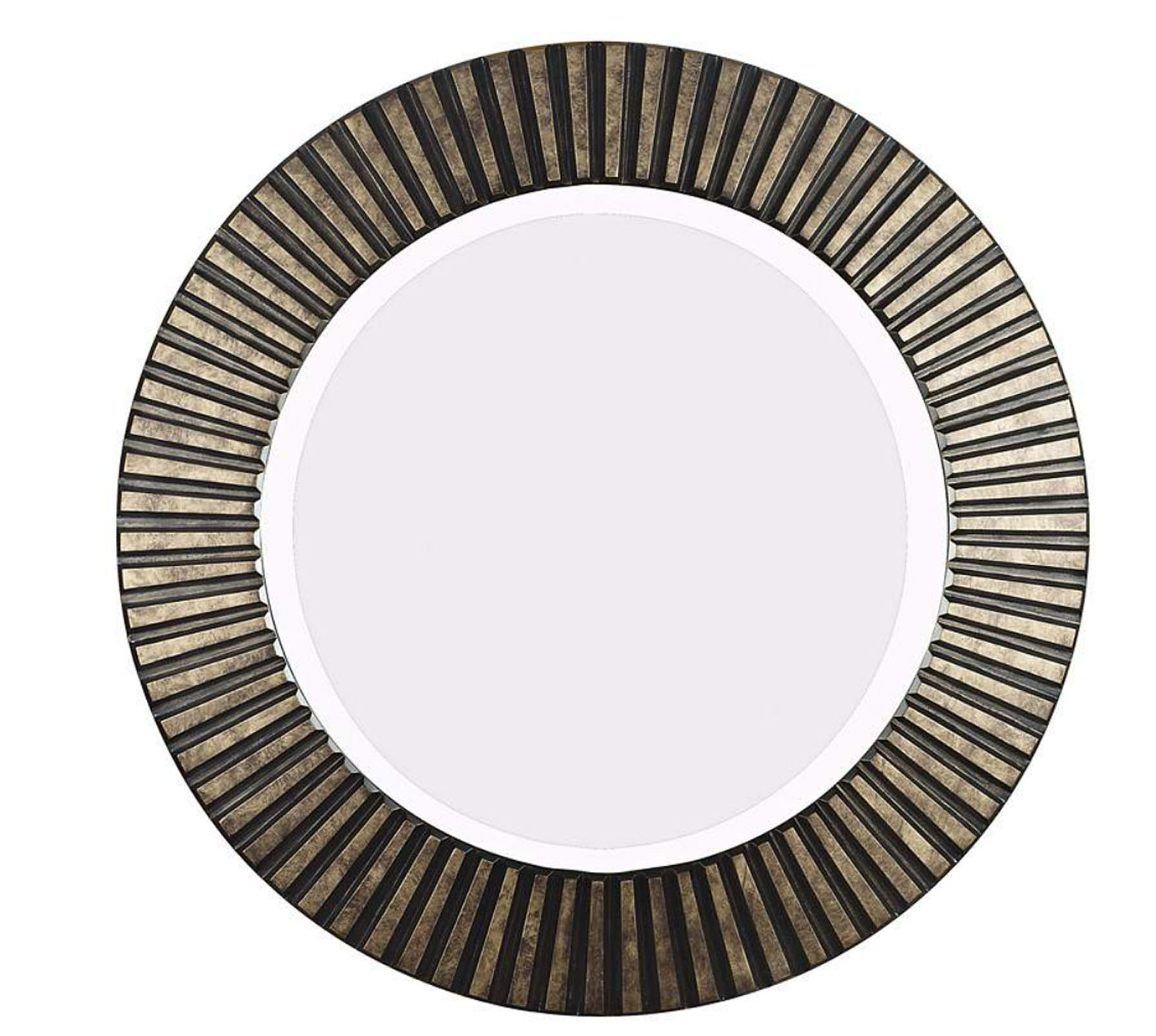 Textured bronze mirror round save or splurge