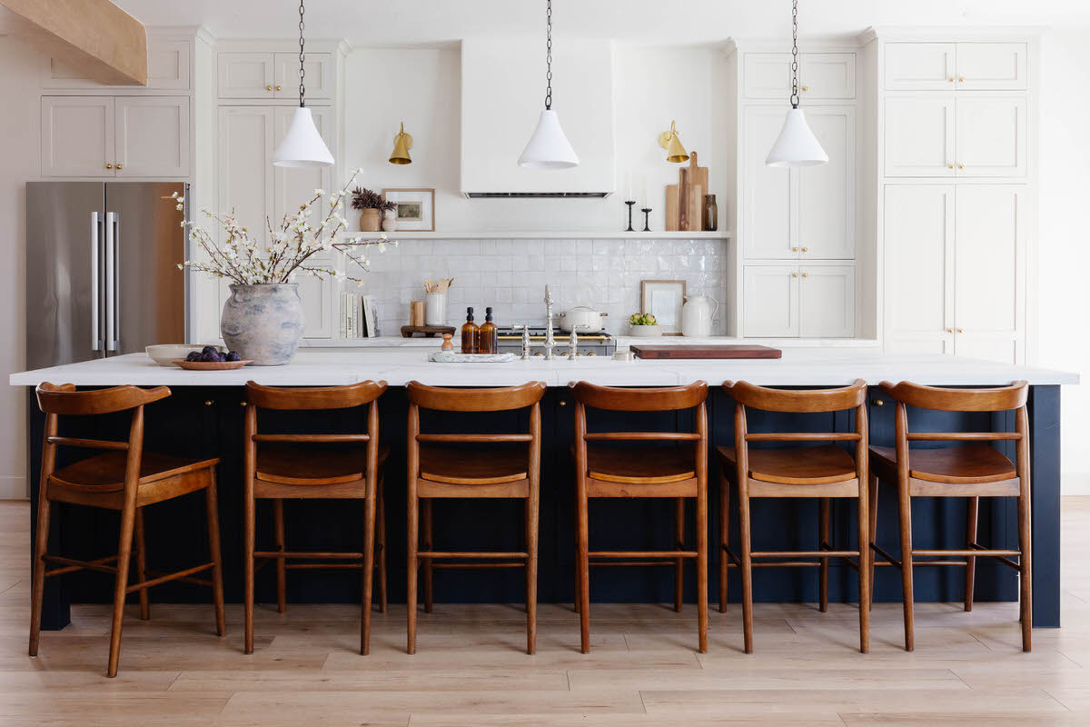 European Modern Tudor Kitchen by Peggy Haddad Interiors