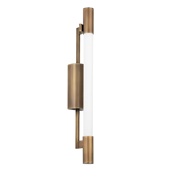 Contemporary Brass Sconce, Merced Sconce by Troy Lighting