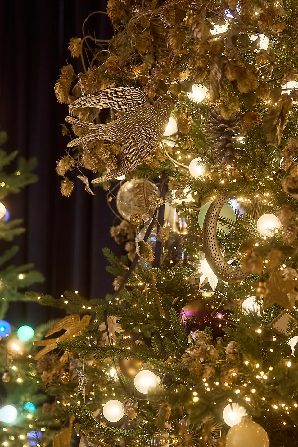 Christmas Gold Bird Ornament