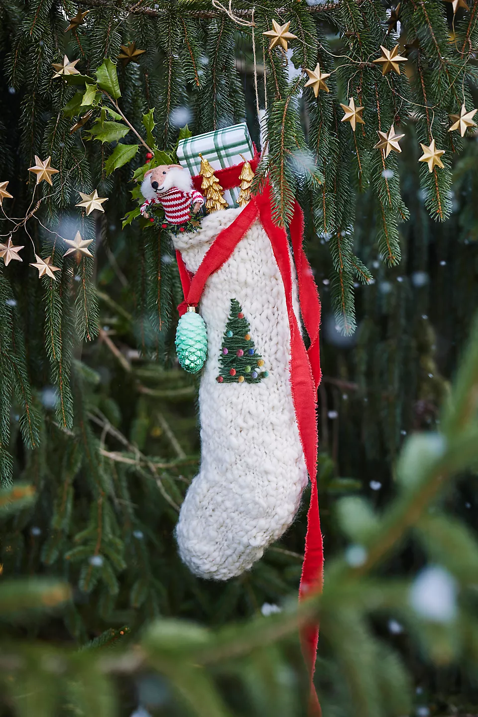 Antique Christmas Velvet Ribbon by Anthropologie