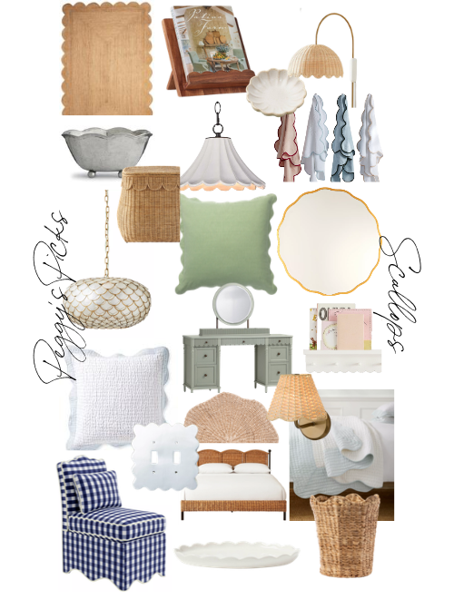 Explore scalloped decor ideas, from lampshades and mirrors to furniture, with designer tips for adding timeless charm and a playful twist to your home.